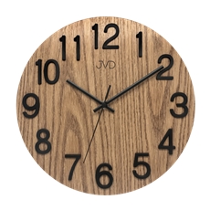 Skleněné nástěnné designové hodiny JVD HT98.7 + dárek zdarma