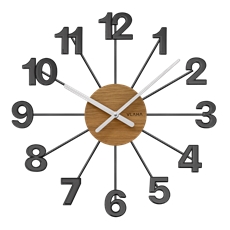 Nástěnné hodiny dřevěné VLAHA VCT1071 + Dárek zdarma