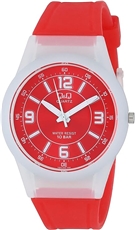 Vodotěsné hodinky Q&Q červené VQ50J009Y