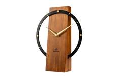 Designové stolní hodiny dřevěné Dipoa SN102DB + Dárek zdarma
