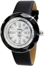 Hodinky Prim Preciosa Onyx Black W02C.10311.E + Dárek zdarma