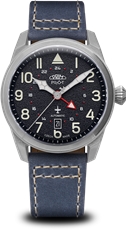 Pánské hodinky PRIM Pilot Dual time Automatic W91P.13250.A + Dárek zdarma