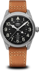 Pánské hodinky PRIM Pilot Dual time Automatic W91P.13250.B + Dárek zdarma