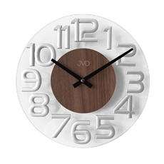 Luxusní skleněné nástěnné designové hodiny JVD HT098.4 + dárek zdarma