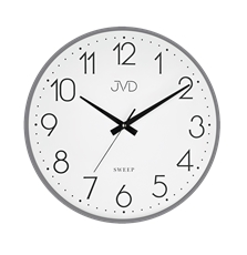 Nástěnné kovové hodiny JVD s plynulým chodem HK4129.3