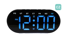 Digitální budík do sítě JVD v českém jazyce SB8035.3