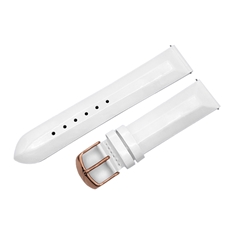 Kožený řemínek Vostok Undine bílý UND04