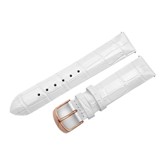 Kožený řemínek Vostok Undine bílý UND05