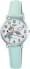 Dívčí hodinky jednorožec Q&Q Q58A-011PY