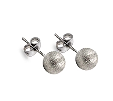 Náušnice z chirurgické oceli kuličky DAR197 - dárek nad 1000 Kč