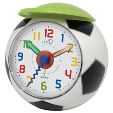 Dětský budík fotbalový míč s čepicí JVD SR819.2