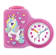 Dětský analogový budík JVD sweep s jenorožcem SRP163.5