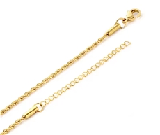 Dámský řetízek z chirurgické oceli pozlacený DAR201 - Dárek nad 4000 Kč