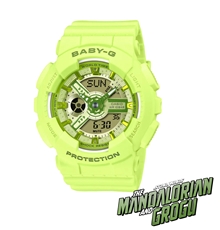 Hodinky Casio G-SHOCK limitovaná edice Star Wars - Mandalorian and Grogu BA-110YK-3AER-MAN