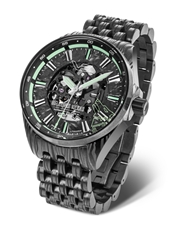 Hodinky VOSTOK-EUROPE limitovaná edice Geležinis Vilkas-Iron Wolf NH72-326D777 + Dárek zdarma