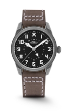 Pánské hodinky PRIM Pilot Dual time Automatic W01P.13297.B + Dárek zdarma
