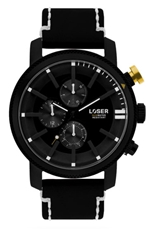 Pánské hodinky LOSER Legacy GOLD TRIGGER LOS-L05 + dárek zdarma