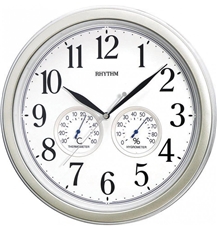 Hodiny s teploměrem Rhythm 8MGA26WR19 + dárek zdarma