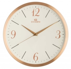 Nástěnné kovové hodiny Dogeni WNM004RG + dárek zdarma