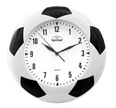 Nástěnné hodiny Bentime fotbalový míč H09-SC19809W
