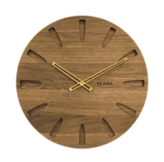 Nástěnné hodiny dřevěné VLAHA GRAND VCT1020 + Dárek zdarma