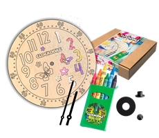 Set na kreativní výrobu dětských hodin Clockodile CCT0021