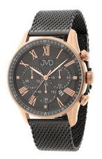 Pánské hodinky s chronografem JVD steel JE1001.4 + Dárek  zdarma