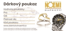 Dárková poukázka Zlatnictví Noemi